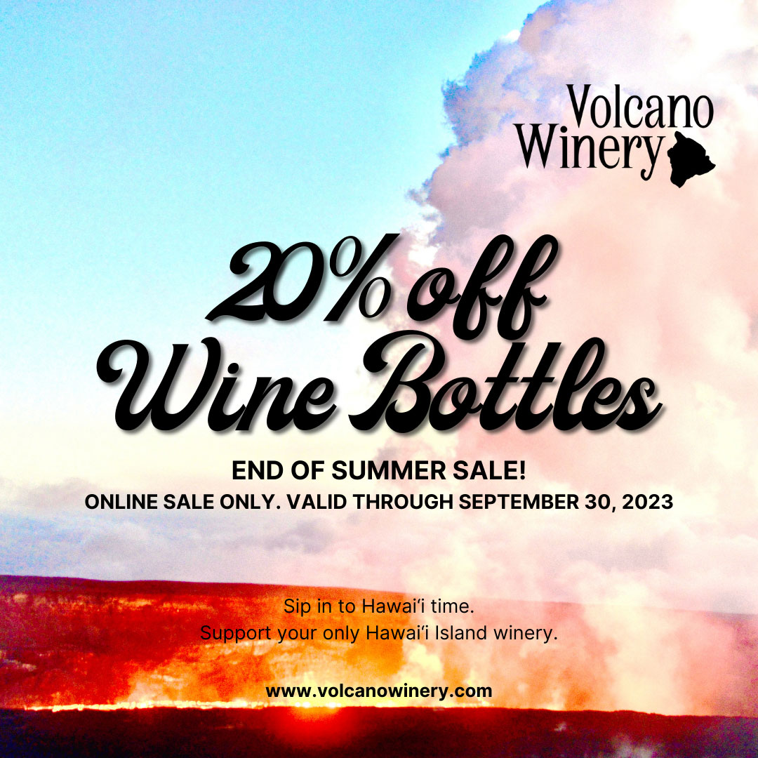 20% Off Wine Bottles through September 30, 2023 online only